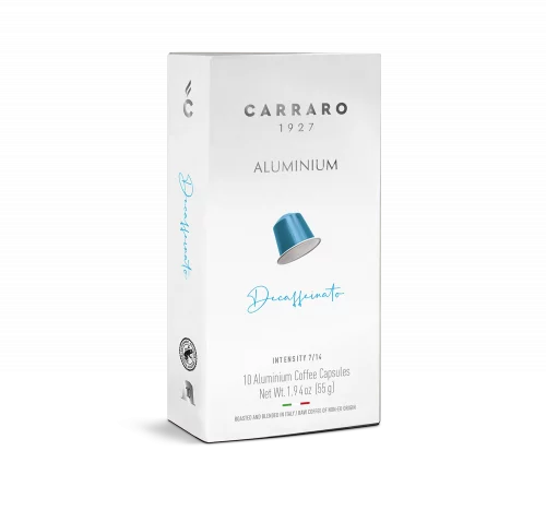 Decaffeinated – 10 Nespresso® compatible aluminium capsules