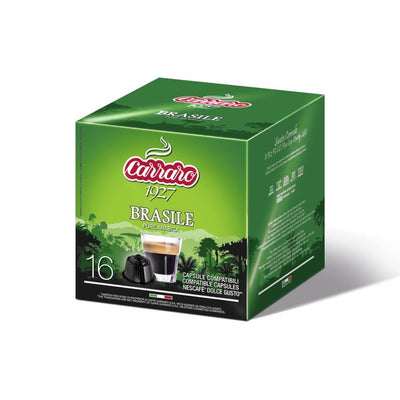Carraro Caffè Single Origin Brasile Brazil Dolce Gusto® compatible capsules